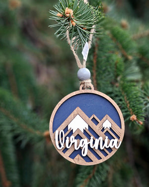 Mountains of Virginia ornament